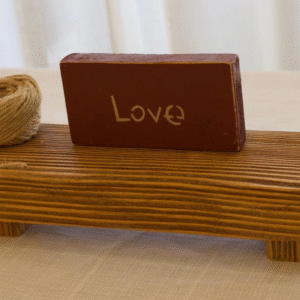 Barnwood Pedestal Riser, Rustic Wood Stand, Weathered Soap Riser, Plant Trivet, Tabletop Riser, Candle Display, Bathroom Decor, Vintage Tray