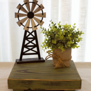 Weathered Pedestal Riser, Rustic Wood Stand, Weathered Soap Riser, Plant Trivet, Tabletop Riser, Candle Display, Bathroom Decor, Vintage Tray